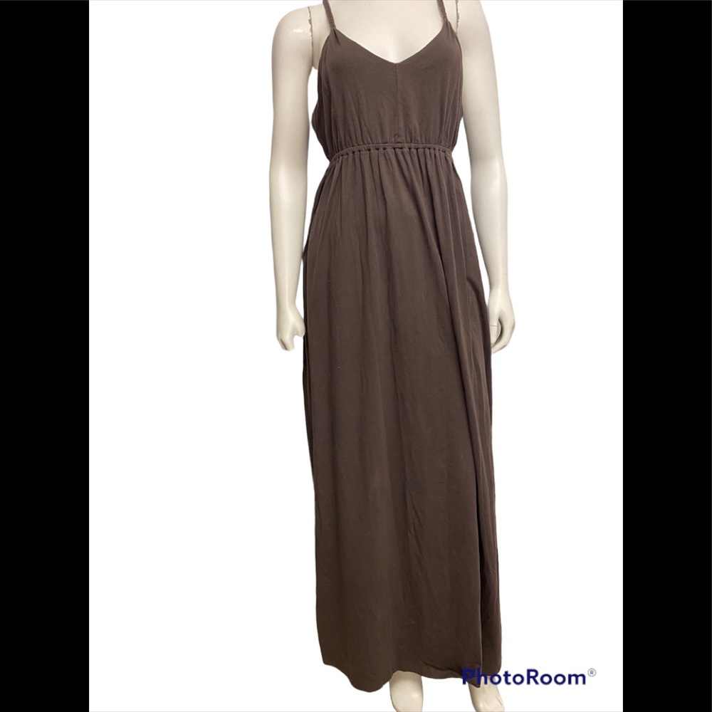 New Color‎ Thread Moani brown maxi dress womens large